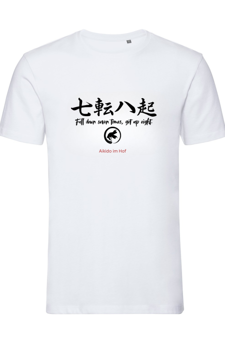 T-Shirt Herren "Fall down seven times..."